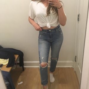 American Eagle mom jeans